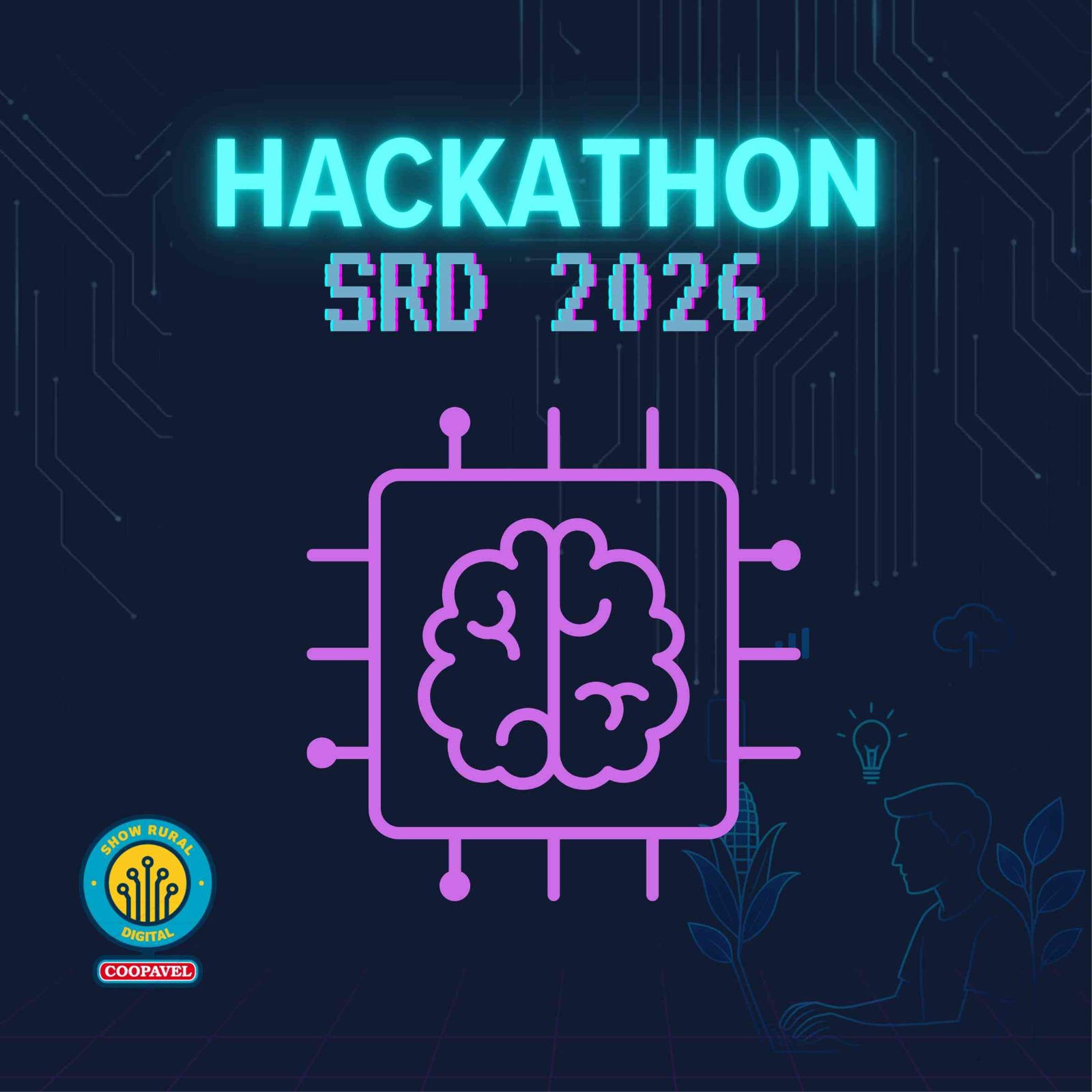 Hackathon é o destaque desta quinta-feira no Show Rural Digital 2026