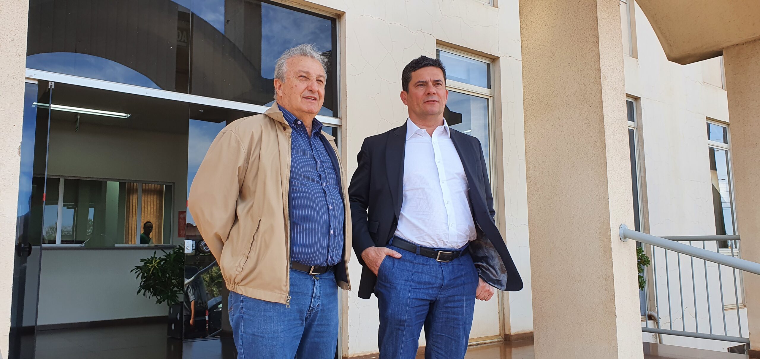 Dilvo recepciona Sergio Moro, o ex-ministro da Justiça