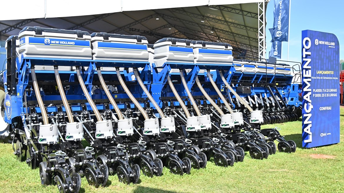 New Holland lança no Show Rural Coopavel nova linha de plantadeiras leves e semeadeiras